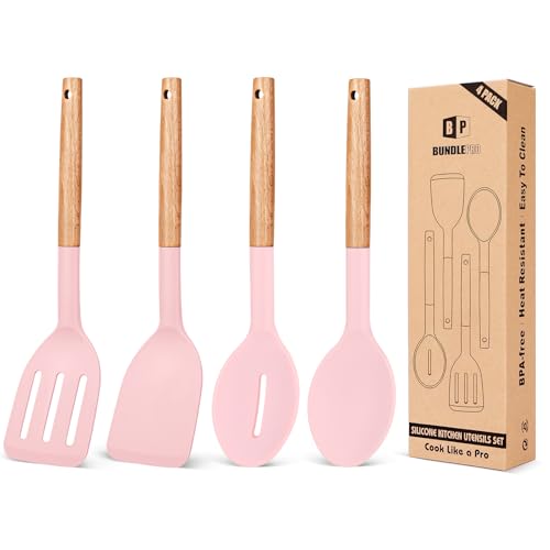 Pack of 4 Silicone Cooking Utensils Set (4 Count)