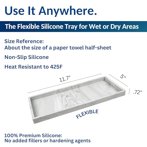 Silicone Countertop & Vanity Tray