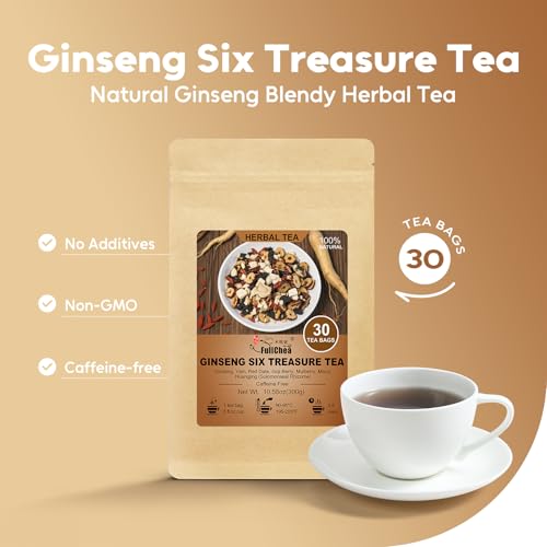 Ginseng Six Treasure Tea Bags (30 Count)