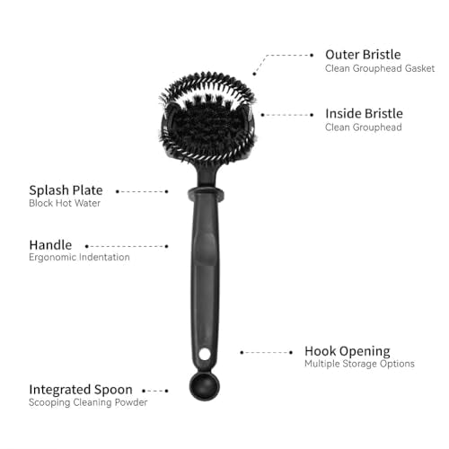 Espresso Machine Cleaning Brush Grouphead Cleaning Brush V2 58mm