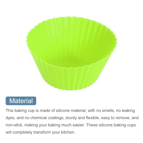 36Pcs Silicone Cupcake Liners (36 Count)