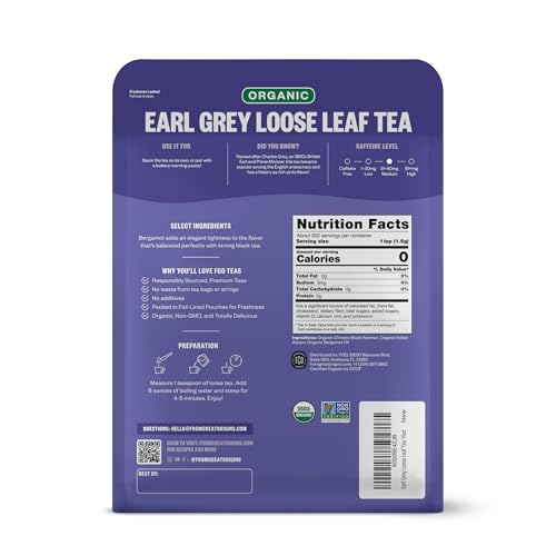 Organic Earl Grey Black Tea (16 Ounce)