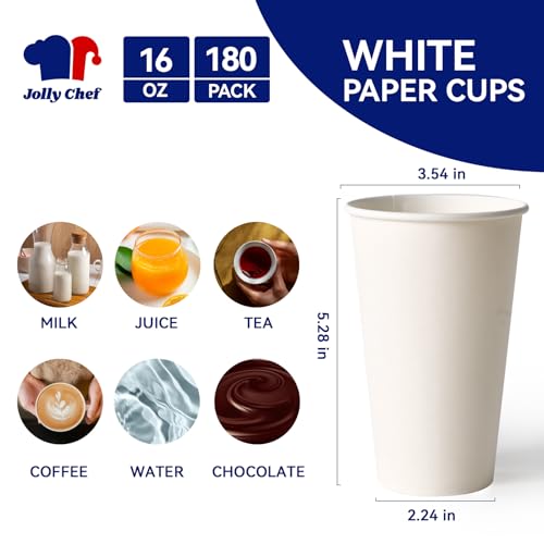 180 Count 16 oz Coffee Cups