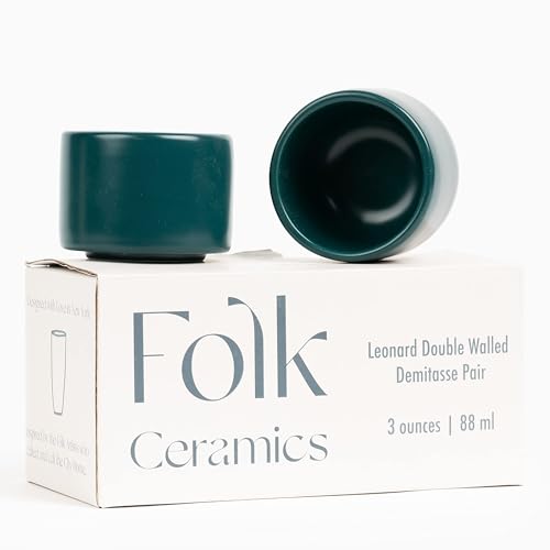 Leonard Ceramic Espresso Cups (2 Count)