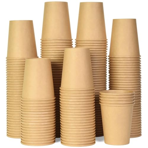 200 Pack 8 oz Kraft Paper Cups (200 Count)