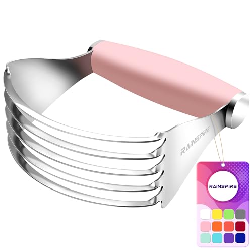 Large Pastry Cutter For Baking Durable Pastry Blender Dough Cutter Pink