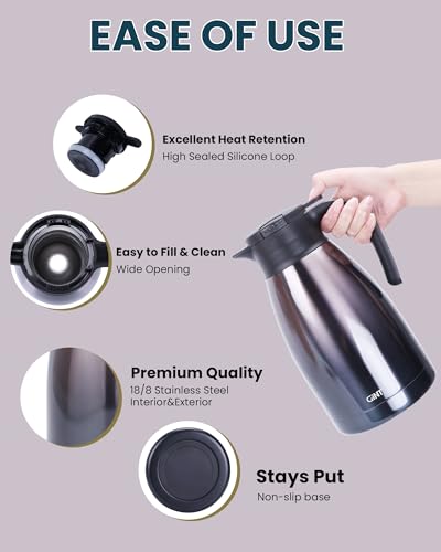 2.2L 74Oz Thermal Coffee Carafe