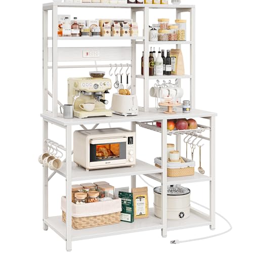 Large Bakers Rack with Power Outlets
