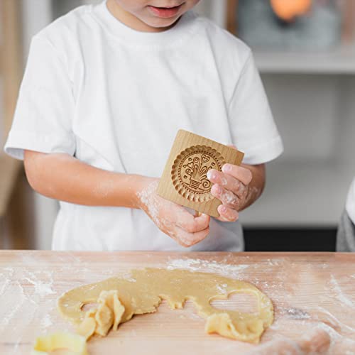 Wooden Cookie Biscuit Mold