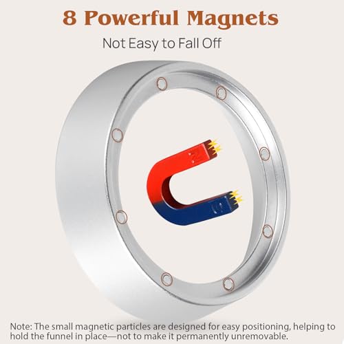 58mm Magnetic Aluminum Espresso Dosing Funnel for 58mm Portafilter