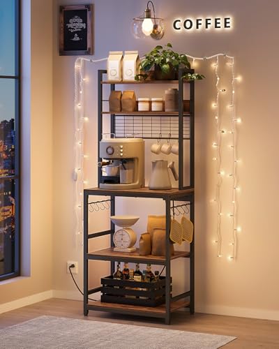 Bakers Rack with Power Outlet