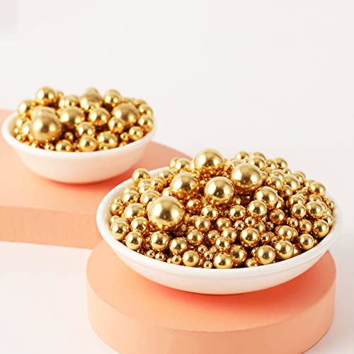 Gold Pearl Sugar sprinkles (4.58 Ounce)