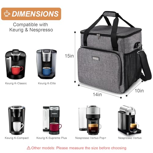 Coffee Maker Travel Bag Compatible with Keurig K