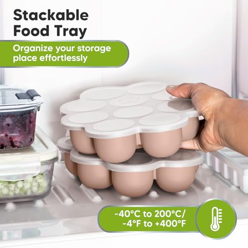 Silicone Food Freezer Trays with Lid