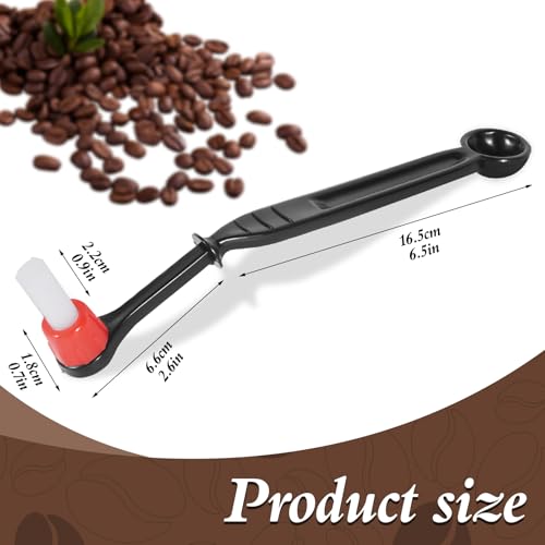 Espresso Coffee Machine Cleaning Brush 2 Pieces Coffee Brush Espresso Cleaning Brush with Spoon Head for Coffee Grinder and Espresso Cleaning (2 Count)