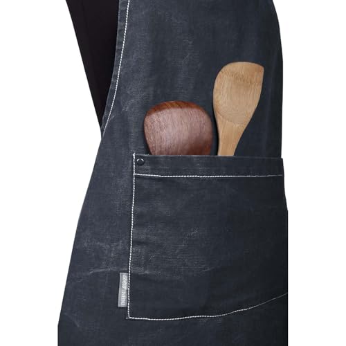 Cotton Solid Aprons for Women with Pocket