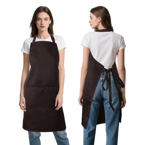 Kitchen Bib Chef Apron for Women Men