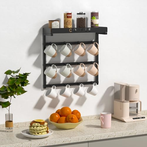Coffee Mug Holder Wall Mounted