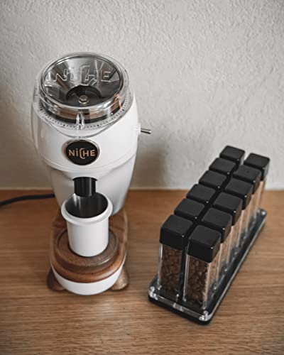 12 Tubes Coffee Bean Cellars with Stand & Hopper (16 Ounce)
