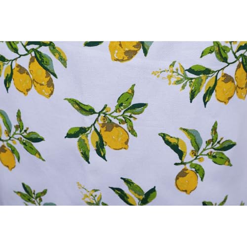 Cotton Aprons for Women with Pockets Adjustable Strap and Waist Ties Washable Printed Aprons for Baking