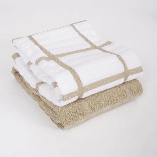 Solid & Coordinate Kitchen Towels (4 Count)