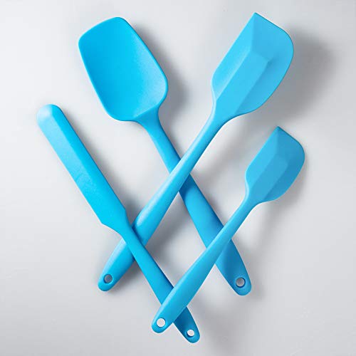 4 Piece Silicone Spatula Set with Stainless Steel Core (4 Count)