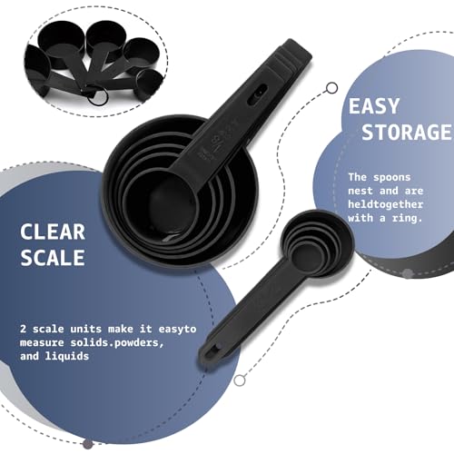 10pcs Measuring Cups and Spoons Set