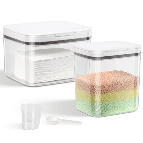 2 Pack Laundry Pods Container with One (2 Count)