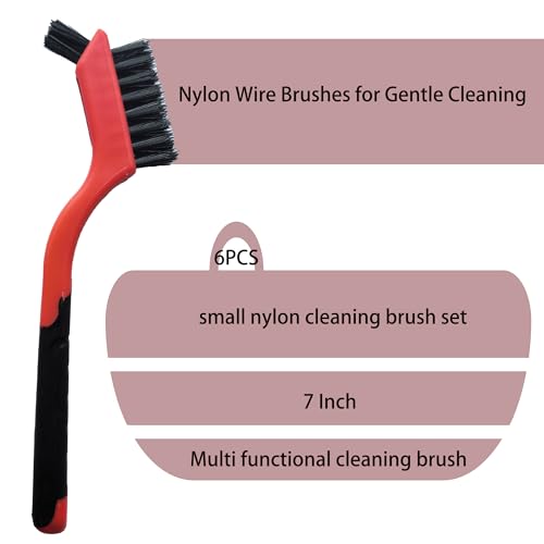 6 Pack Nylon Cleaning Brushes (6 Count)
