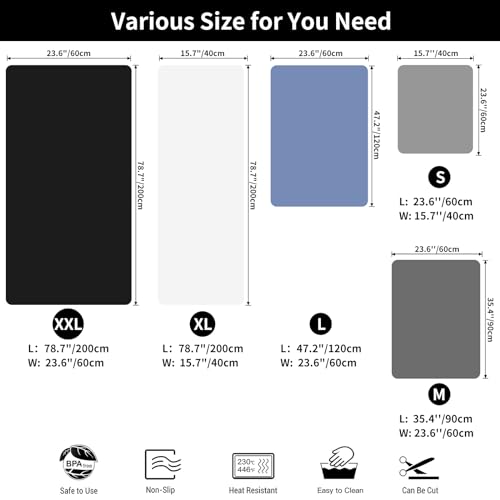 2MM Thick Silicone Countertop Mat