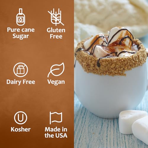 Coffee Syrup S'mores Flavored Syrup for Drinks (25.4 Fl Oz)