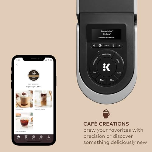 K Café SMART Single Serve Coffee Maker with WiFi Compatibility