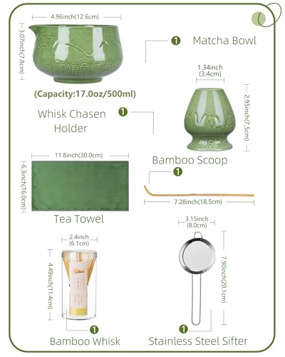 Premium Matcha Whisk Set (6 Count)
