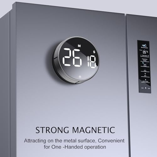 BlueSnail Kitchen Timer with LED Digital Display Smart Efficana for Home Classroom Gym Office