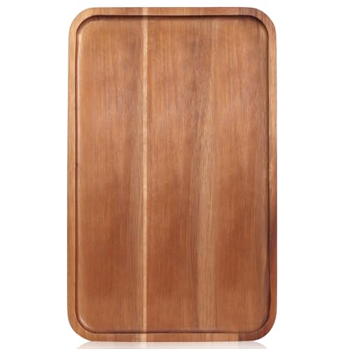 Rectangular Acacia Wood Tray Large Charcuterie Boards Party Serving Platter