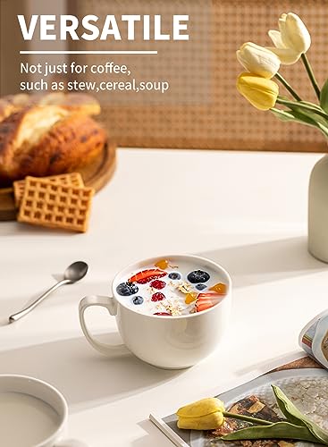 16oz Large Coffee Mugs Set of 4 (4 Count)