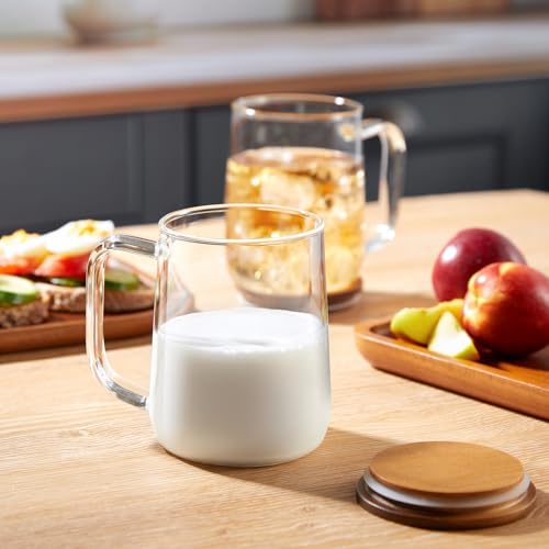 Glass Coffee Mugs (4 Count)