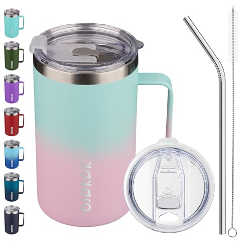 25oz Insulated Coffee Mug with Handle