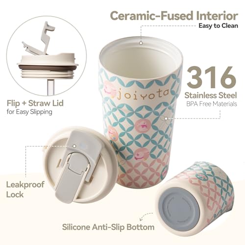 Cute Fortune Bunny 20oz Ceramic Lined Stainless Steel Tumbler