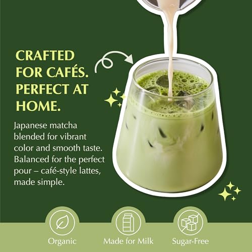 Matcha Powder Barista Grade Latte Organic Matcha Powder (17.6 Ounce)