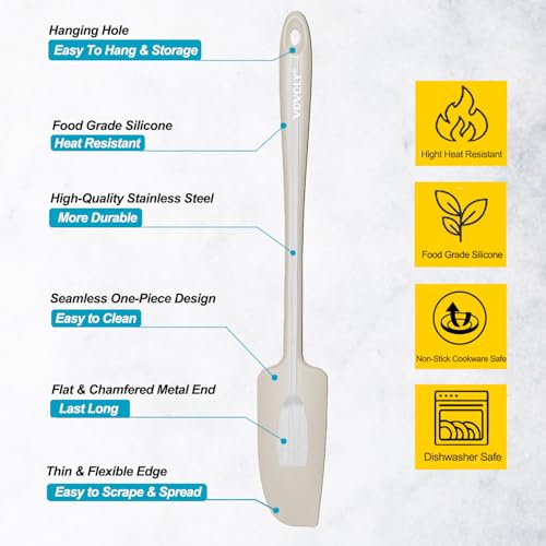 2 Pack Vovoly Silicone Jar Spatulas (2 Count)