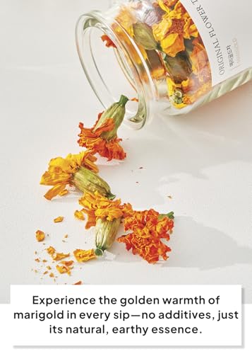 Korean Food KKOKDAM Marigold Flower Tea