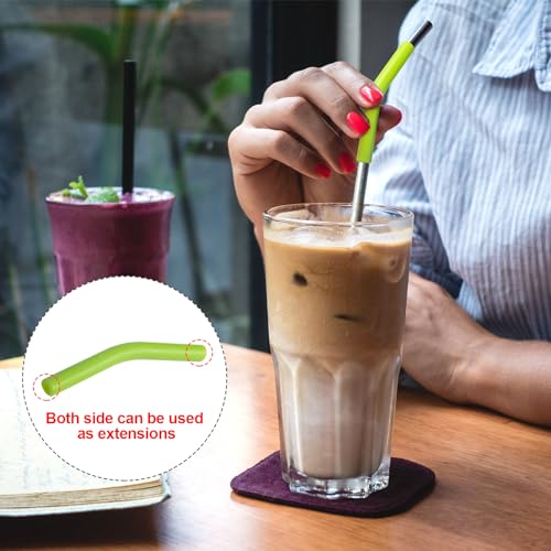 6Pcs Metal Straw Silicone Tips 5
