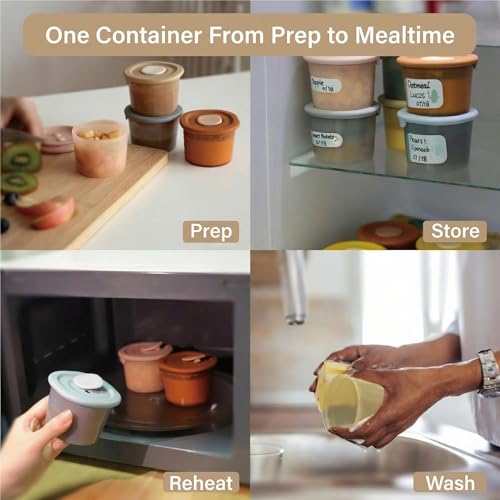 Silicone Baby Food Containers (2 Count)