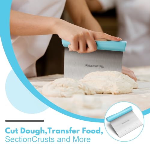 Multi Purpose Stainless Steel Bench Scraper Dough Blender & Pastry Cutter