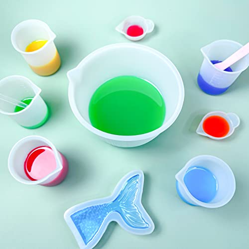 Silicone Measuring Cups 600ml for Resin
