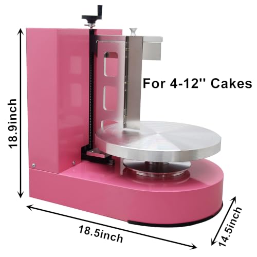Electric Cake Frosting & Smoothing Machine Stainless Steel 110V