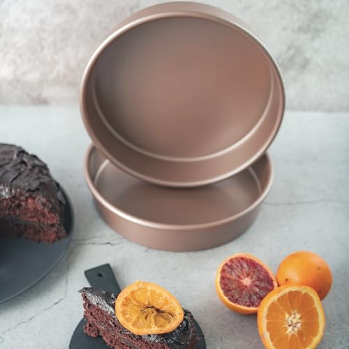 9 inch Raund Cake Pan 2 Pack Nonstick (2 Count)