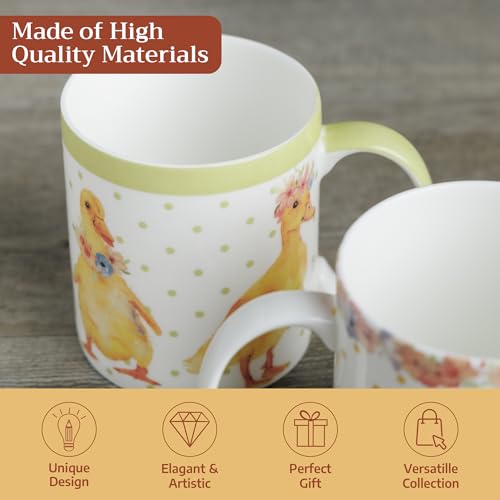 Coffee Mug with Handles Tea Cups (2 Count)