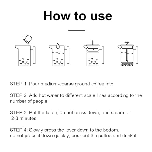 350ml French Press Coffee Maker